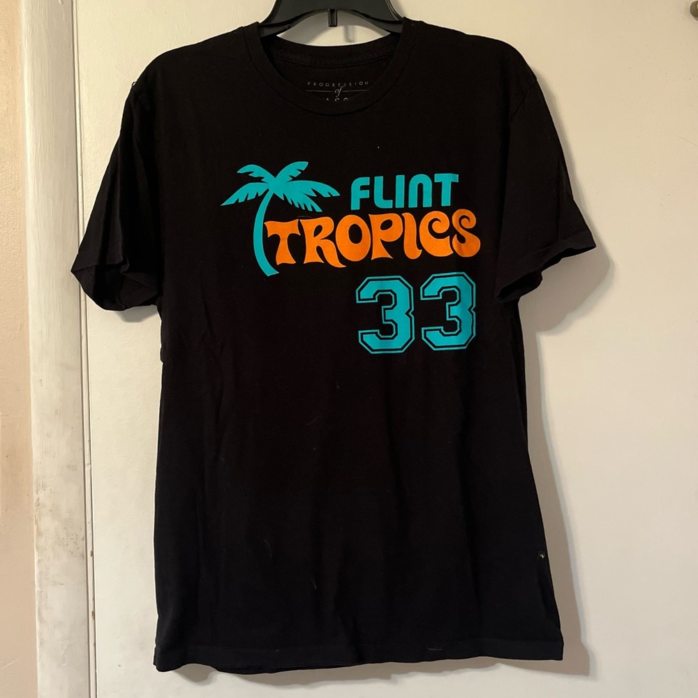 progression of classics flint tropics tshirt